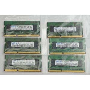 Samsung RAM Laptop 6pc Lot 1GB PC3-8500S DDR3 M471B2874DH1-CF8 EUC